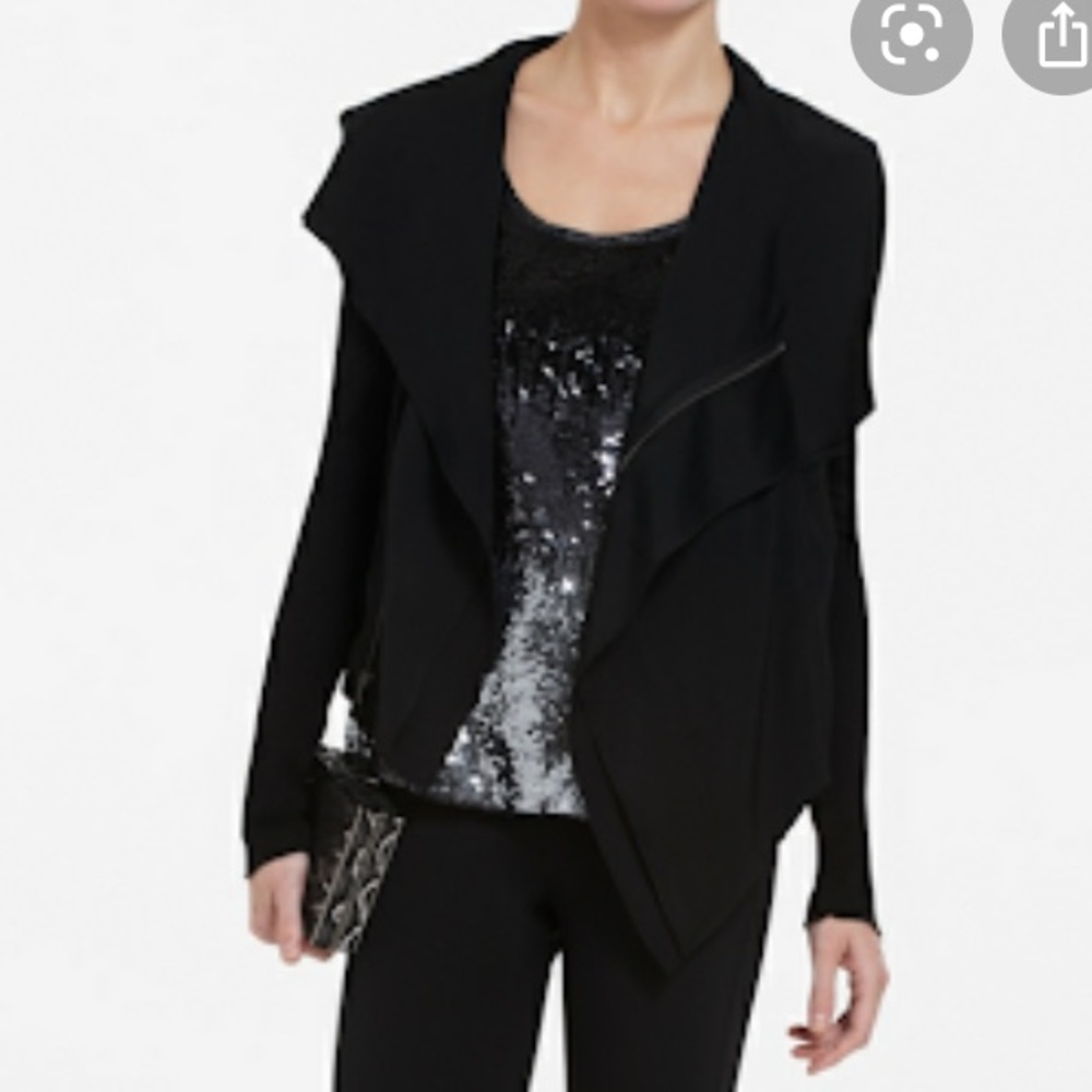 BCBG Ana Raw Edge Jacket